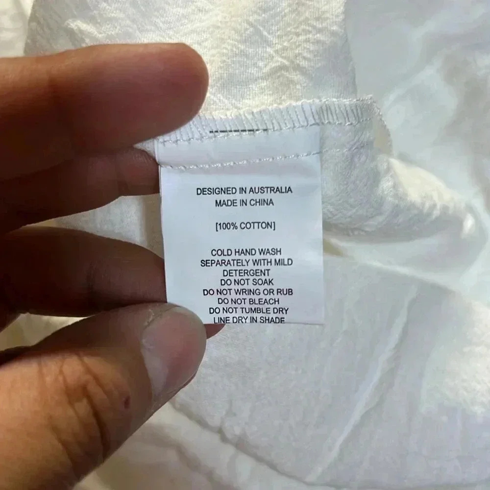 Label Of Love White Tiered Sleeveless Dress Size M - Picture 6 of 7